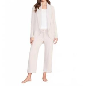 NEW BAREFOOT DREAMS cozychic lite circle cardigan in stone